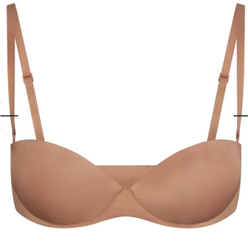 SKIMS ULTIMATE PUSH UP STRAPLESS BRA(Come W/Adjustable Straps)SIENNA-32C-BNWT - Picture 6 of 9